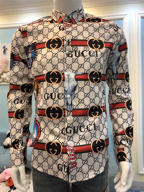 first copy gucci shirt|men's designer shirts gucci.